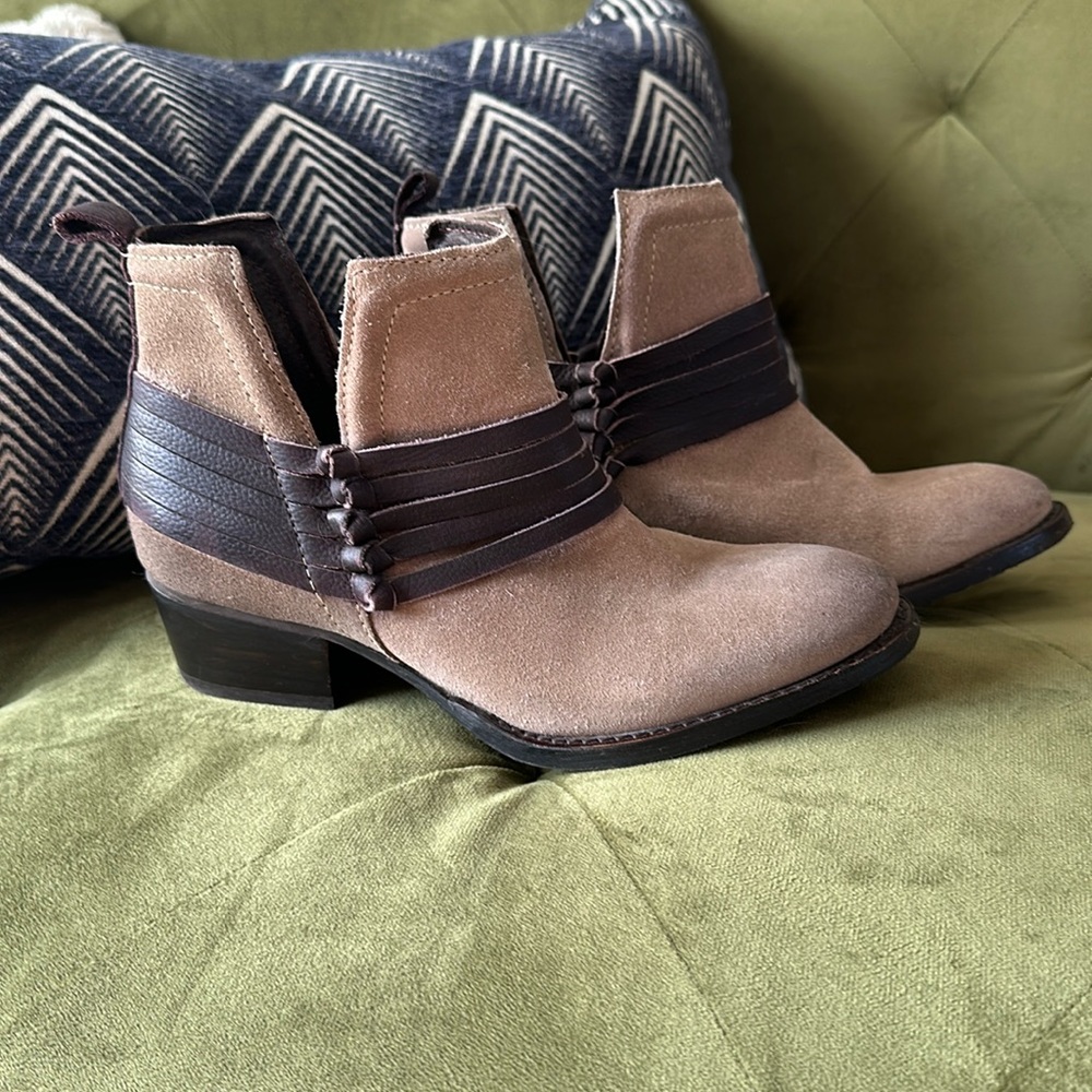 BEING DELETED Diba Skyler Suede Booties